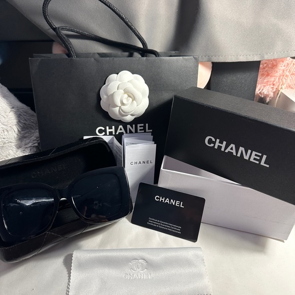 Chanel Square Sunglasses full inclusion - Picture 1 of 8